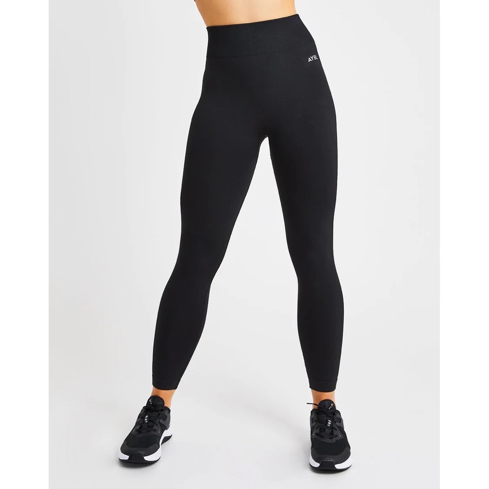 Seamless Black Activewear Leggings high waisted size small